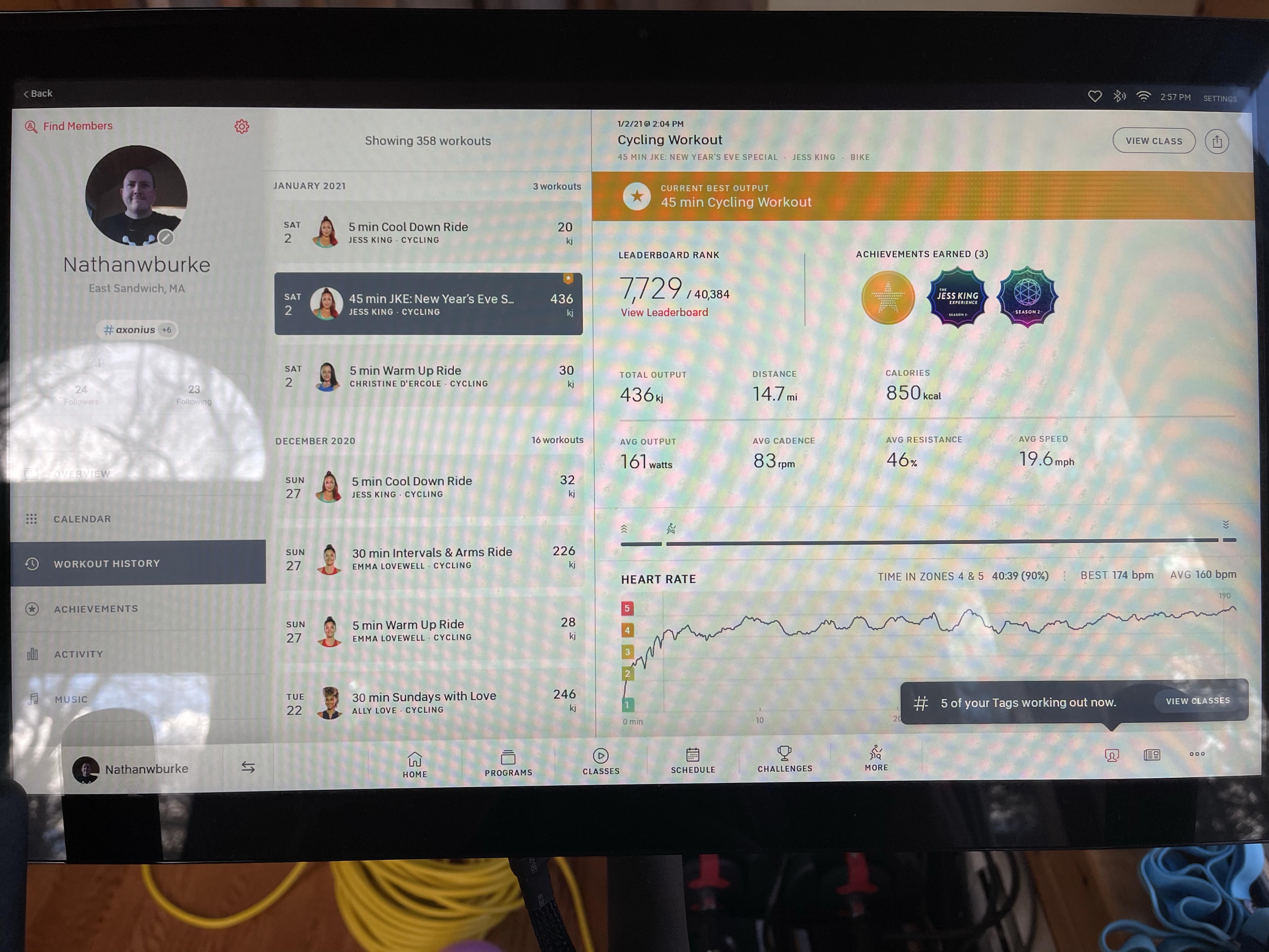 Peloton Ride – 45 Minute Jess King Experience